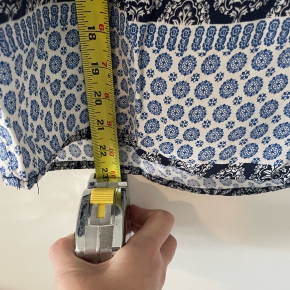 Holly & Whyte Sleeveless Blue Blouse (UK brand) Measurements in photos! Size M - Picture 5 of 6